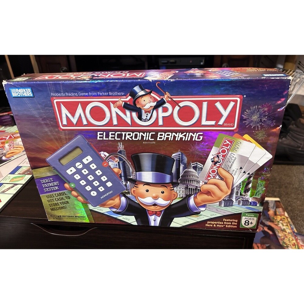 Monopoly Electronic Banking Edition 2007 Tested Works Replacement Parts Game